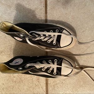 Chuck Taylor high top black converse!